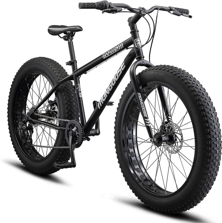 Mongoose Malus Mens Fat Tire Mountain Bike
